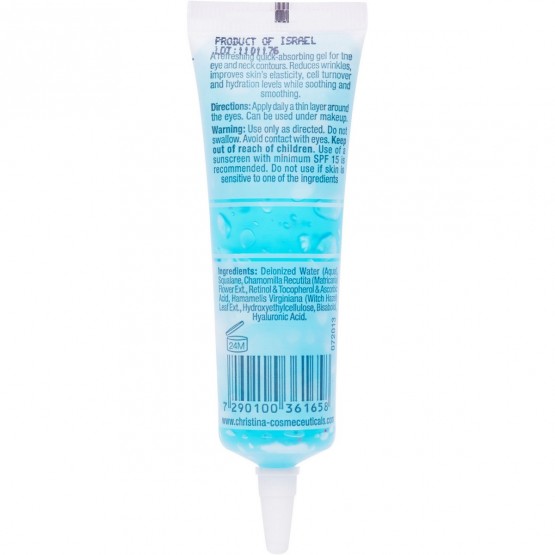 Гель Люміре з гіалуроновою кислотою для шкіри навколо очей та шиї Christina Lumiere Eye & Neck Bio Gel + HA, 30 мл 2