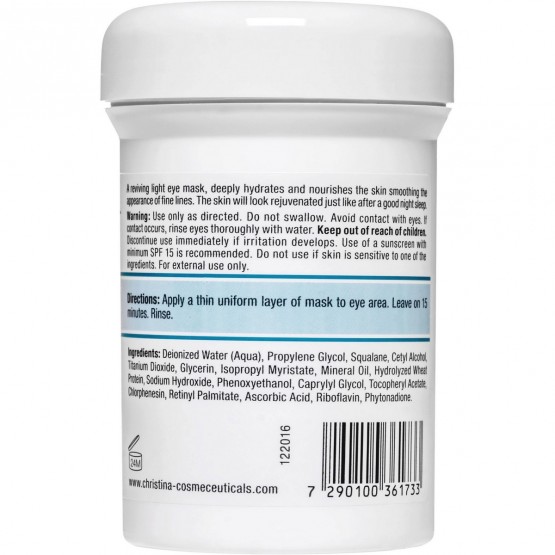 Мультивітамінна маска від зморшок для зони навколо очей Christina Multivitamin Anti-Wrinkle Eye Mask, 250 мл 2