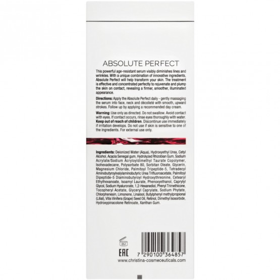 Сироватка "Абсолютна досконалість" Christina Chateau de Beaute Absolute Perfect, 30 мл 4