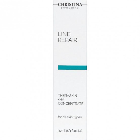 Зволожуючі краплі з гіалуроновою кислотою Тераскін для всіх типів шкіри Christina Line Repair Theraskin + HA, 30 мл 2