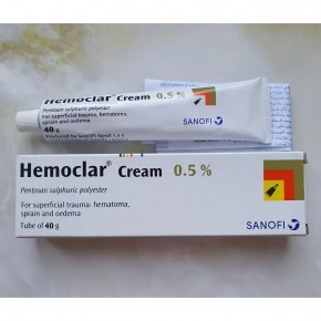 HEMOCLAR Хемоклар 0,5 Крем от боли ушибов синяков гематом 40 г Египет