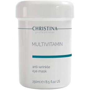 Мультивітамінна маска від зморшок для зони навколо очей Christina Multivitamin Anti-Wrinkle Eye Mask, 250 мл