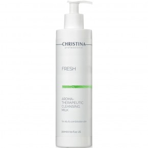 Молочко, що очищає, для жирної шкіри Christina Fresh Aroma-Therapeutic Cleansing Milk for oily skin, 300 мл