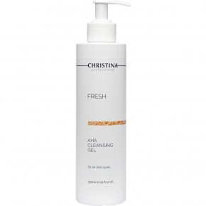 Очищаючий гель із фруктовими кислотами для всіх типів шкіри Christina Fresh AHA Cleansing Gel, 300 мл